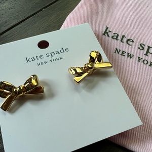 Kate Spade Gold Bow Earrings